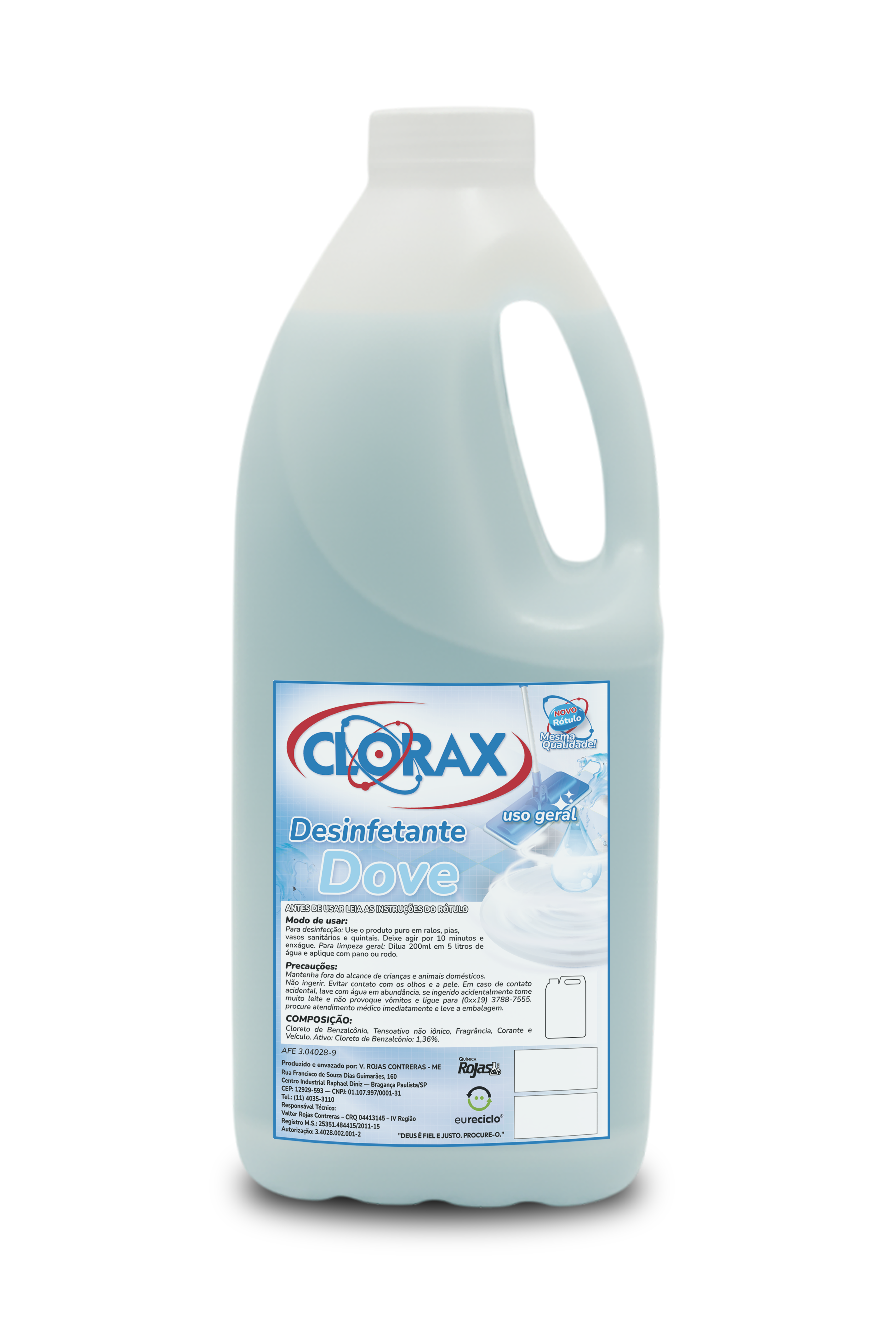 Garrafa de 2L do produto Dove